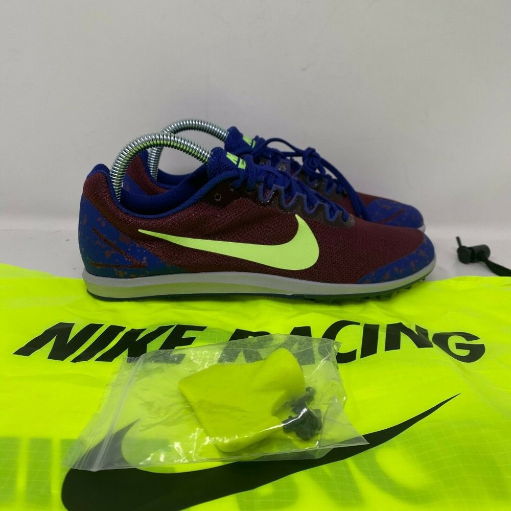 Nike Mens Zoom Rival D 10 Track Shoes Lace Up 7.5
